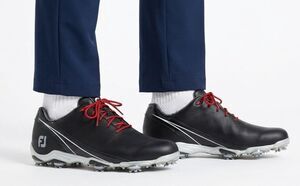 FootJoy D.N.A. DryJoys  Golf Shoes Black/White/Red 53385 Men’s 11 EUC